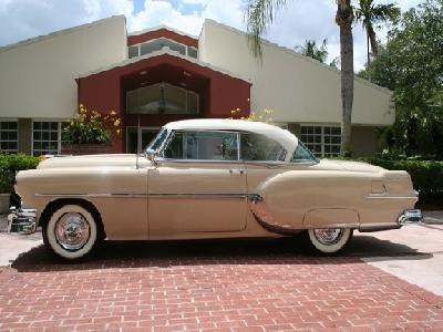 A 1954 Pontiac  