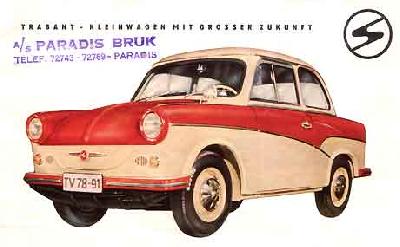A 1960 Trabant  