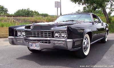 A 1967 Cadillac  