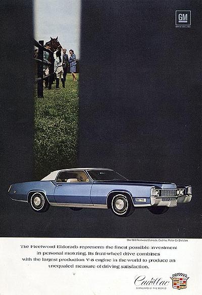 A 1969 Cadillac  
