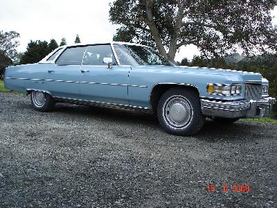 A 1975 Cadillac  