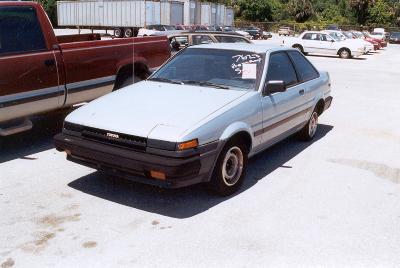 A 1985 Toyota  