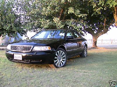 A 1998 Audi  