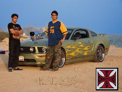 A 2006 Ford Mustang 