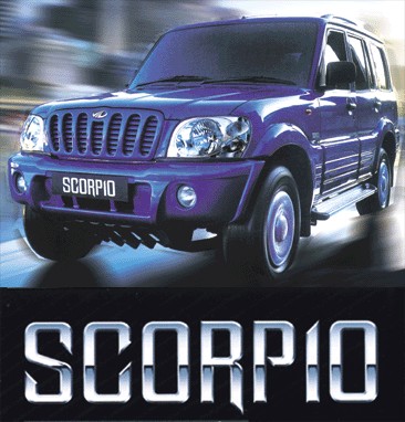 A 2007 Mahindra Scorpio 