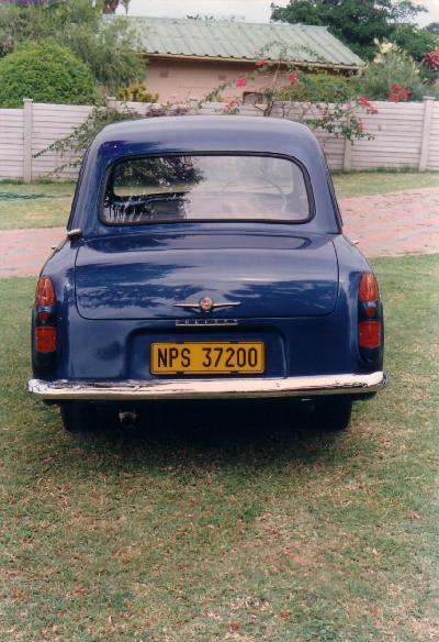 A 1956 Ford Prefect 