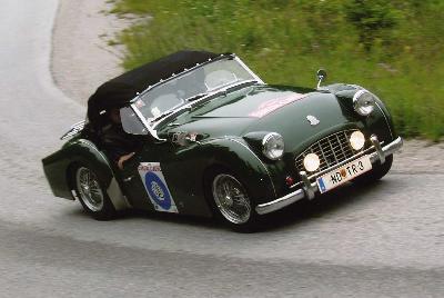 A 1957 Triumph TR 3 