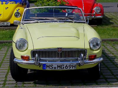 A 1968 MG MGC 