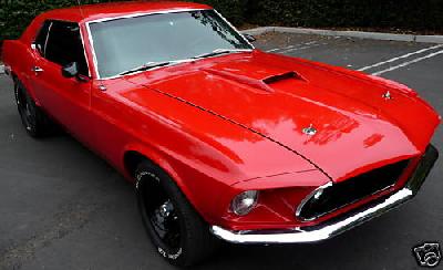 A 1969 Ford Mustang 