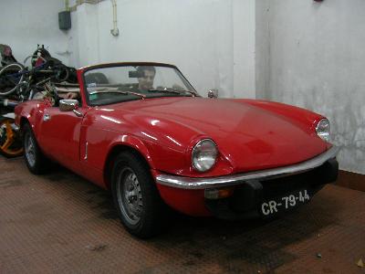 A 1974 Triumph Spitfire 