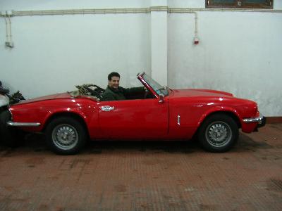 A 1974 Triumph Spitfire 