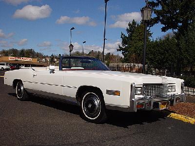 A 1976 Cadillac Eldorado 