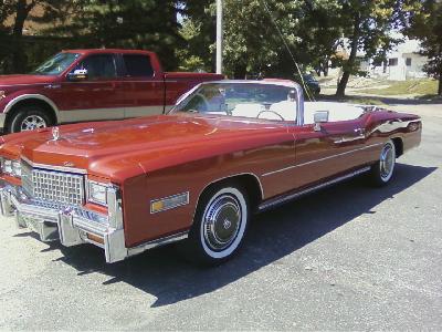 A 1976 Cadillac Eldorado 