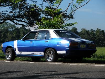 A 1978 Mitsubishi Galant 