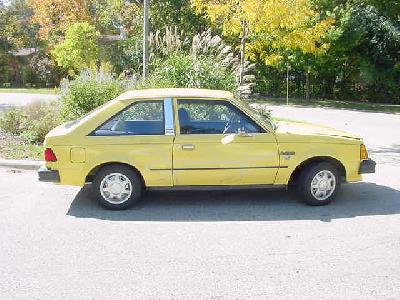 A 1981 Ford Escort 