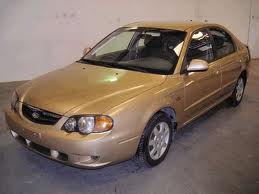 A 1999 Kia Shuma 