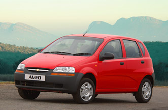 A 2005 Chevrolet Aveo 