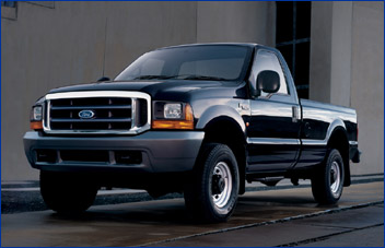 A 2005 Ford F-350 