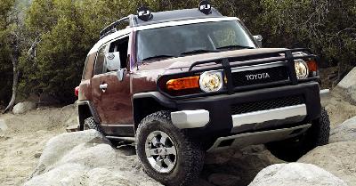 A 2009 Toyota FJ Cruiser 